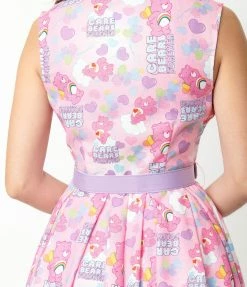 Care Bears X Unique Vintage Care Bears Forever Edith Swing Dress Fan Flair