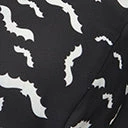 Smak Parlour Black & White Bats Print Power Play Blouse