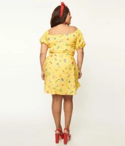 Cakeworthy Plus Size Snow White Babydoll Dress
