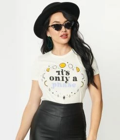 Unique Vintage Only A Phase Womens Graphic Tee