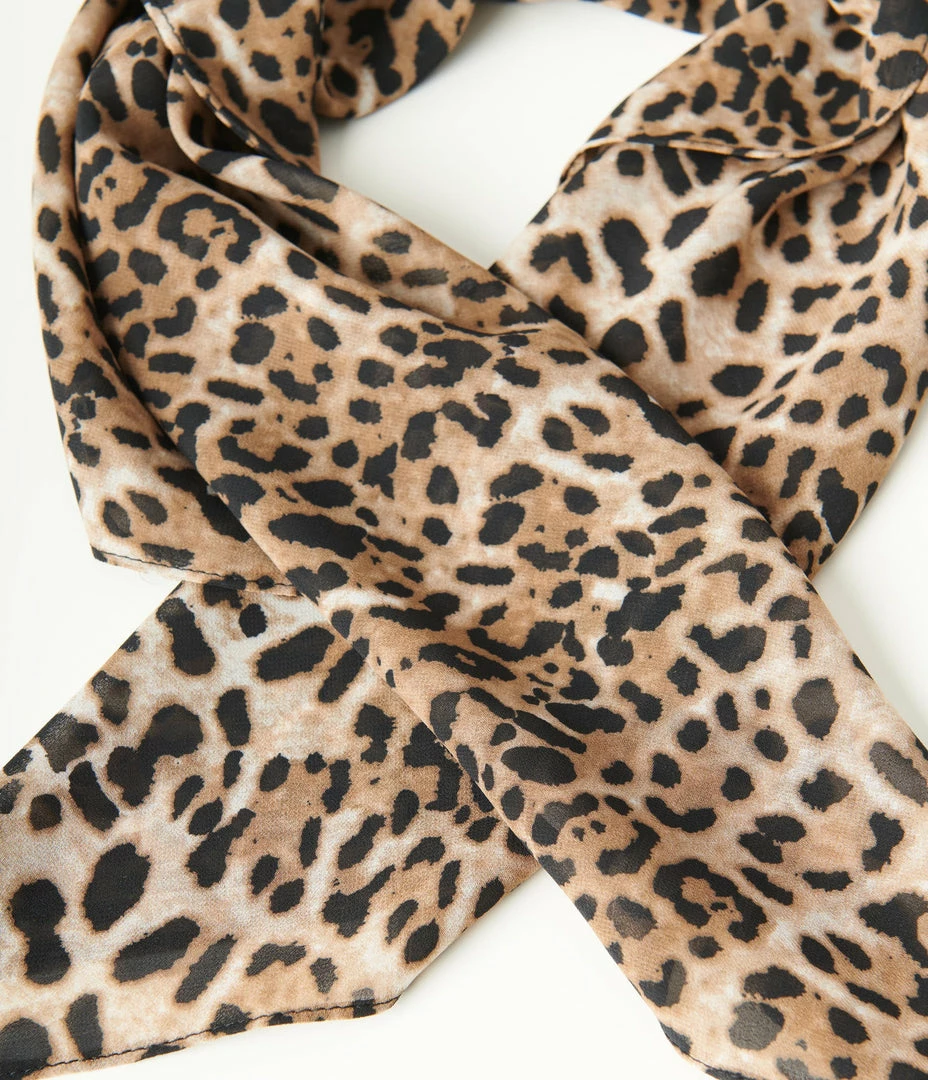 Unique Vintage Leopard Print Hair Scarf Hair Accessories