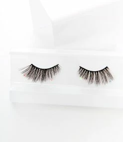 Splashes Lashes Black & Silver Star False Lashes