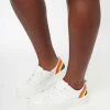 Chelsea Crew White & Rainbow Platform Sneakers