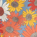 SHEEN Clothing Ltd Sale Orange & Yellow Sunflower Bianza Print Pants & Top Set