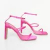 Billini Heels & Wedges Hot Pink Strappy Sandal Heels
