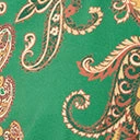 Flying Tomato Green & Brown Paisley Print Midi Dress Sale
