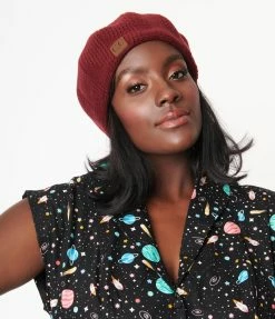 Joia Berry Knit Beret Accessories