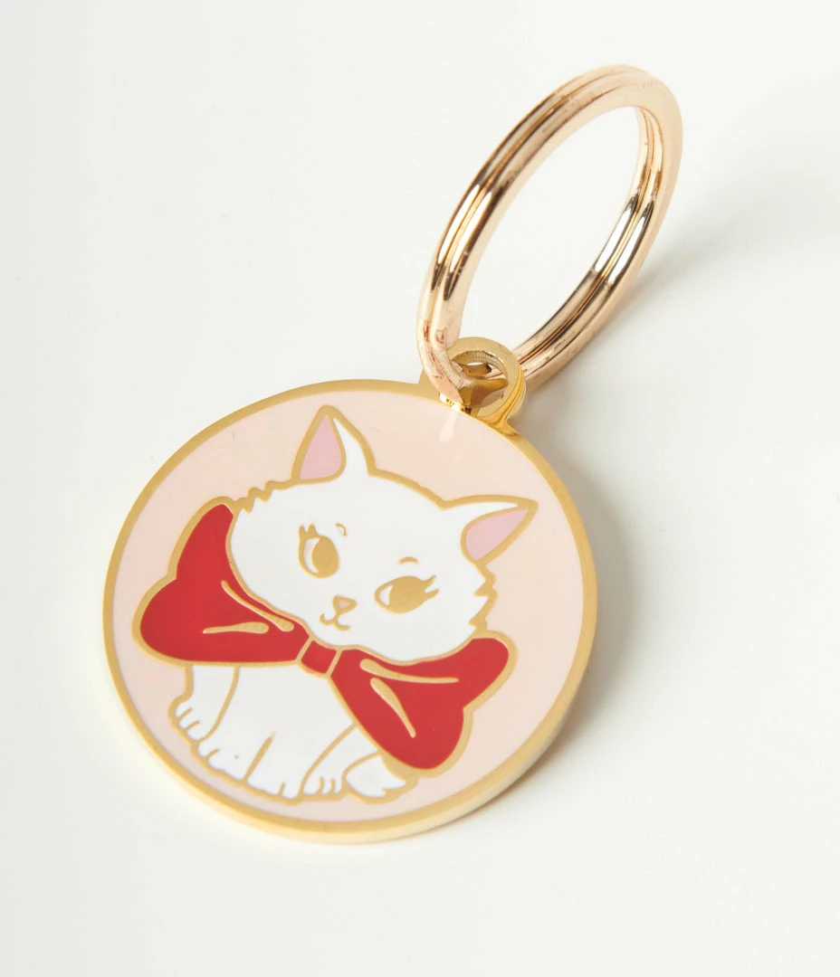 Erstwilder Kitten Bow Pet Collar Enamel Charm Jewelry