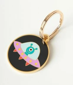 Erstwilder UFO Alien Pet Collar Enamel Charm