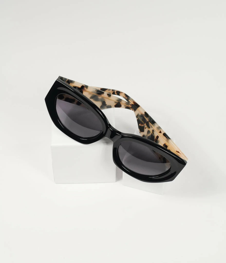 Billini Black & Blonde Tortoise Alessandra Sunglasses