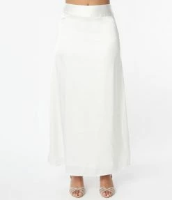 SHEEN Clothing Ltd Ivory Long Sleeve Blouse & Midi Skirt Bridal Set Wedding