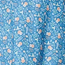 Retrolicious Plus Size Blue & Mushroom Houses Skater Skirt