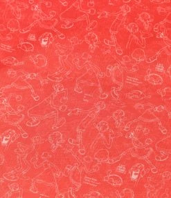 Popeye X Unique Vintage Red Olive Oyl Print Hair Scarf Hair Accessories