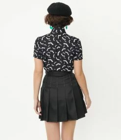 Trending Smak Parlour Black Pleated Mini Skirt