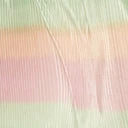 Unique Vintage Pastel Ombre Pleated Hilty Skirt