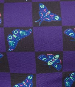 Smak Parlour Plus Size Death Head Moth Print Mini Dress