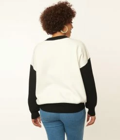 Bailey Rose Sale Black & Pink Flower Sweater