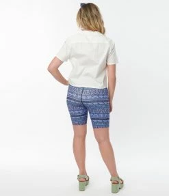 Jaws X Unique Vintage Shark Bite Bike Shorts Fan Flair