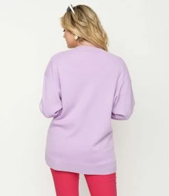 Unique Vintage Purple & Rainbows Aspen Cardigan