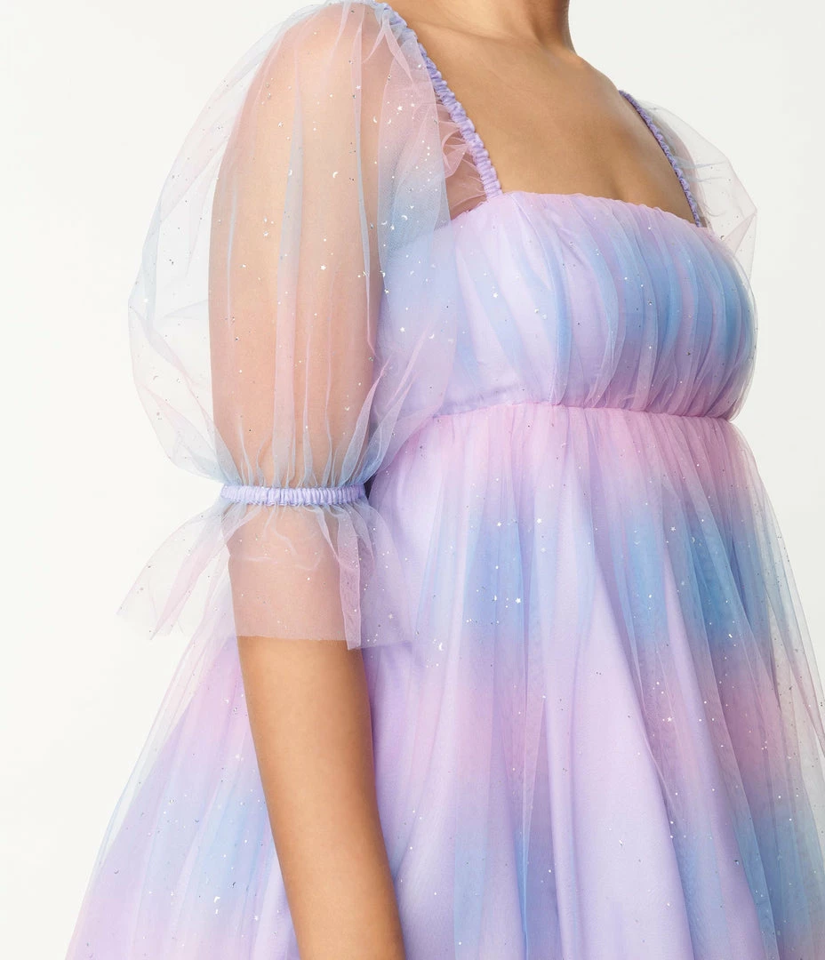 Smak Parlour Pink & Purple Ombre Love Interest Babydoll Dress