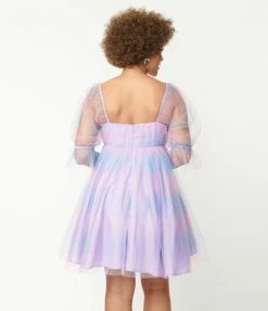 Smak Parlour Pink & Purple Ombre Love Interest Babydoll Dress