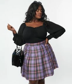 Trending Unique Vintage Plus Size Black Chiffon Sleeve Bodysuit