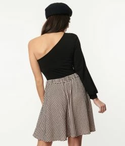 Lette Sale Black One Sleeve Bodysuit