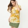 Wandering Owl Designs Sun & Moon Tie Dye Womens Graphic Tee Sale