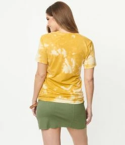 Wandering Owl Designs Sun & Moon Tie Dye Womens Graphic Tee Sale