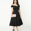 Collectif Black Dolores Swing Dress Sale