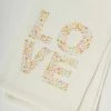 Faire (Aspen Lane) Sale Love Flower Flour Sack Tea Towel