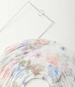 Faire (Weddingstar Inc.) Sale Vintage Style Pastel Pink Floral Print Round Paper Lantern