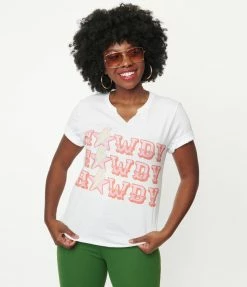 Gina Tees Sale Howdy Western Unisex Graphic Tee