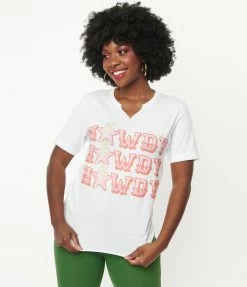Gina Tees Sale Howdy Western Unisex Graphic Tee