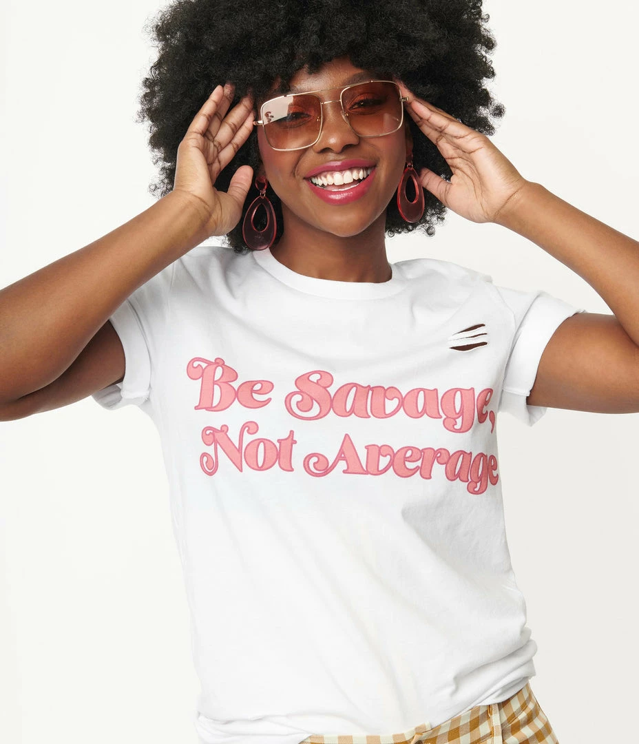 Gina Tees Sale Be Savage Unisex Graphic Tee