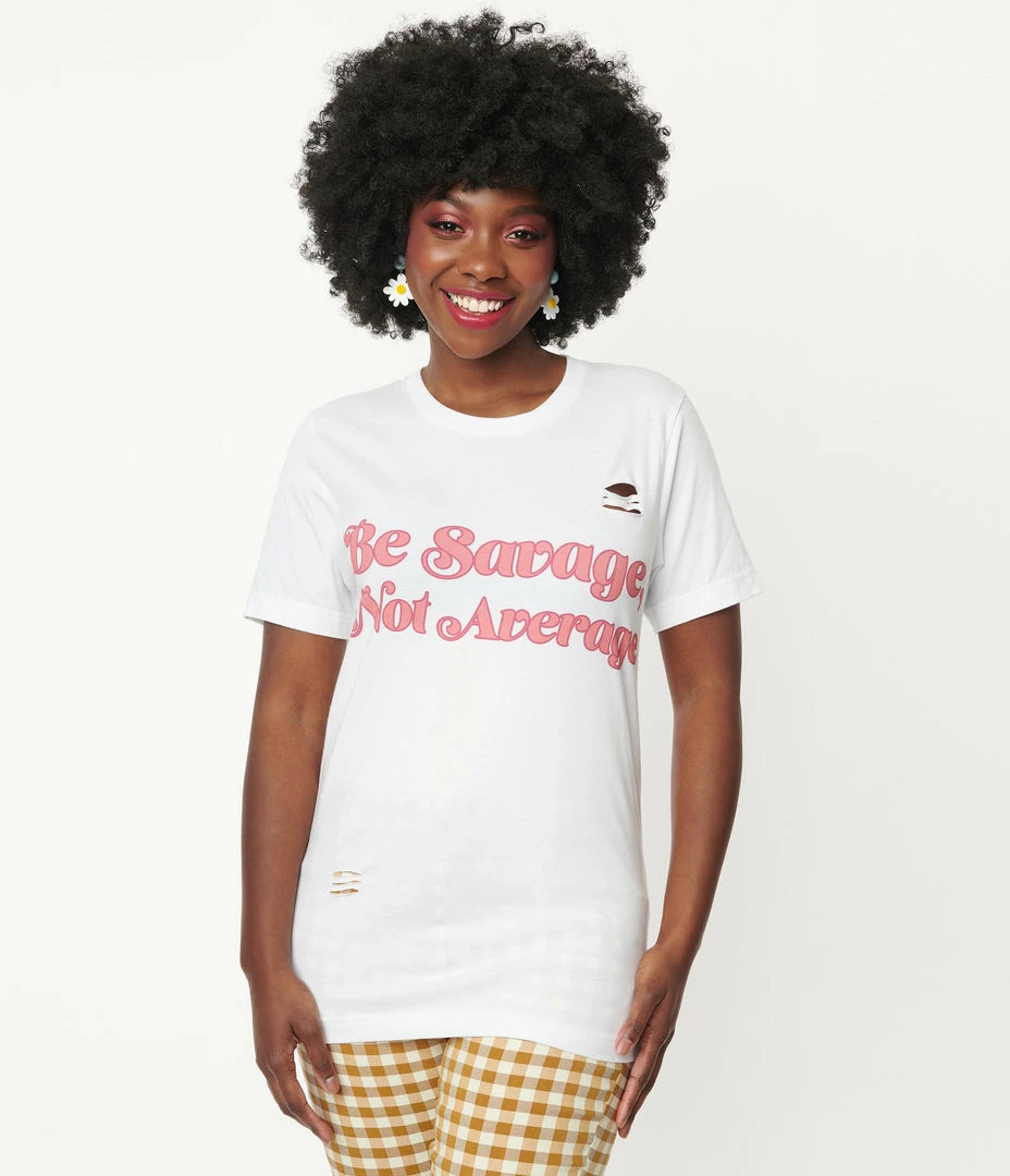 Gina Tees Sale Be Savage Unisex Graphic Tee