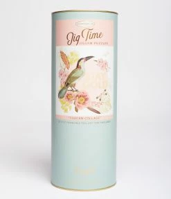 Finelines (Designworks) Sale Stay Gold Toucan & Floral One Thousand Piece Puzzle