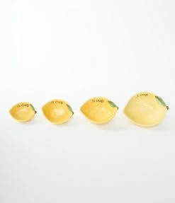 Finelines (Boston International) Lemons Ceramic Measuring Cups