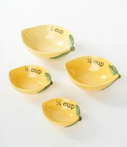Finelines (Boston International) Lemons Ceramic Measuring Cups