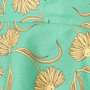 Smiley® X Unique Vintage Plus Size Green Smiley® Daisy Peplum Halter Top