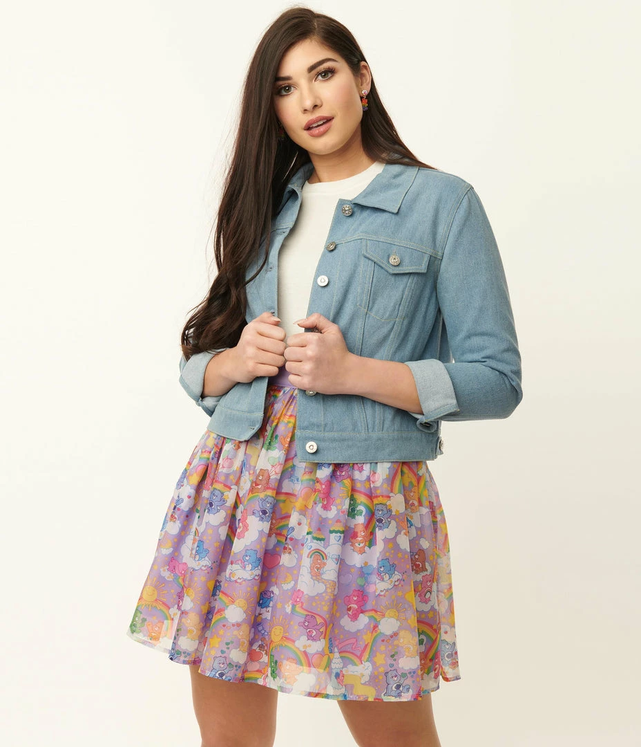 Care Bears X Unique Vintage 1950s Kingdom Of Caring Tulle Flare Skirt