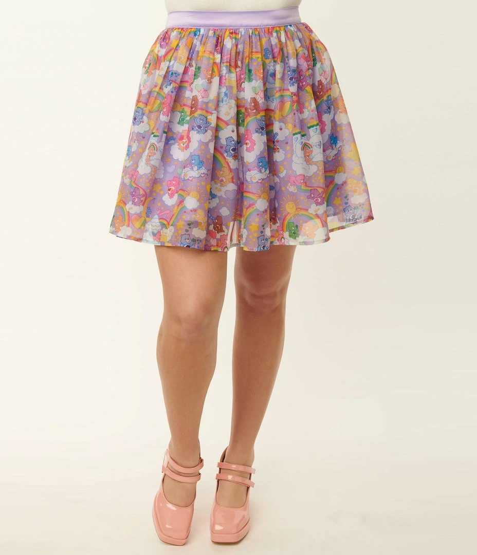 Care Bears X Unique Vintage 1950s Kingdom Of Caring Tulle Flare Skirt