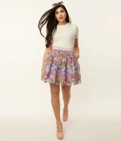 Care Bears X Unique Vintage 1950s Kingdom Of Caring Tulle Flare Skirt