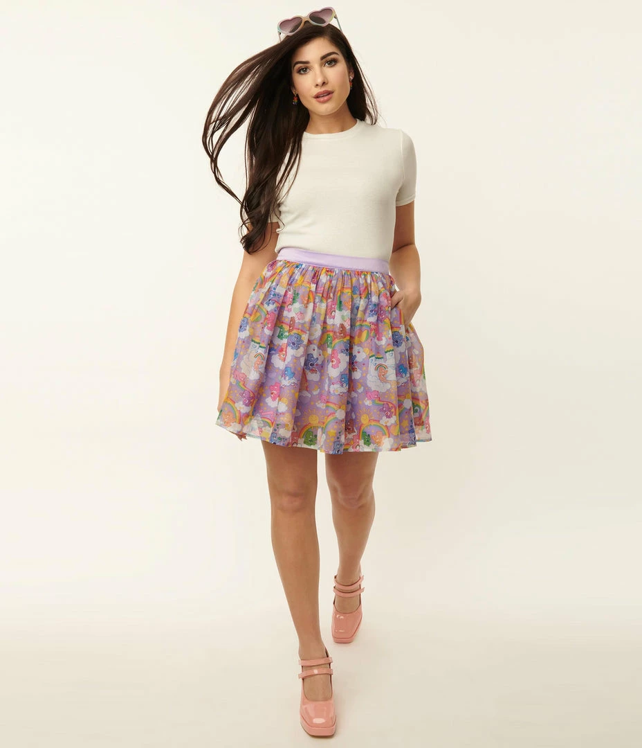 Care Bears X Unique Vintage 1950s Kingdom Of Caring Tulle Flare Skirt
