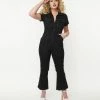 Unique Vintage Black Cargo Jumpsuit Trending