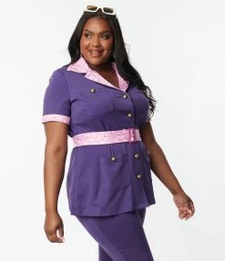 Scooby Doo X Smak Parlour Plus Size Purple Daphne Tunic Fan Flair