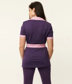 Fan Flair Scooby Doo X Smak Parlour Purple Daphne Tunic