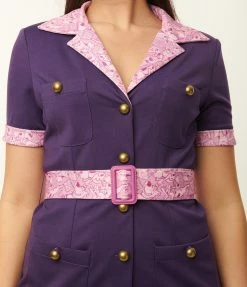 Fan Flair Scooby Doo X Smak Parlour Purple Daphne Tunic