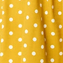 Sm Wardrobe Mustard & White Polka Dot Flare Dress Sale