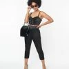 Betty Boop X Unique Vintage Black Satin Jumpsuit